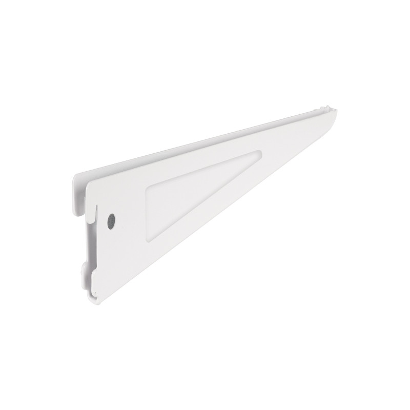SOMO-8MD Ménsula plana blanca para cremallera doble, 22cm, Fiero
