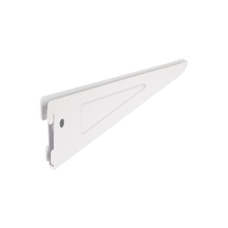 SOMO-8MD Ménsula plana blanca para cremallera doble, 22cm, Fiero