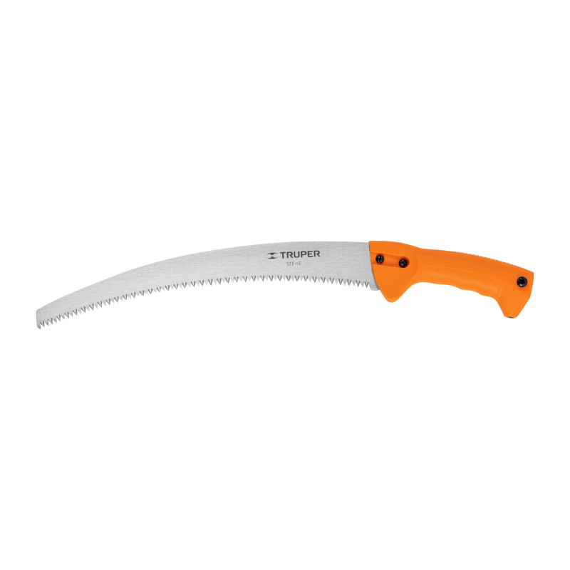 SPT-14P Serrucho de poda 14' hoja curva 6 DPP mango plástico, Truper