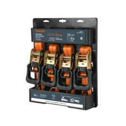 SU-1000C4 Juego de 4 sujetadores con matraca carga máxima 1000 kg