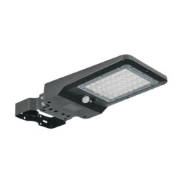 SUB-901L Luminario suburbano de LED 8 W con panel solar, Volteck