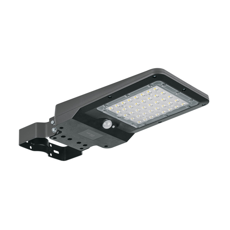 SUB-901L Luminario suburbano de LED 8 W con panel solar, Volteck