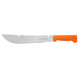 T-460-12 Machete rambo 12' cacha remachada naranja, Truper
