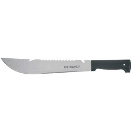 T-460-12B Machete rambo 12' cacha inyectada negra, Truper