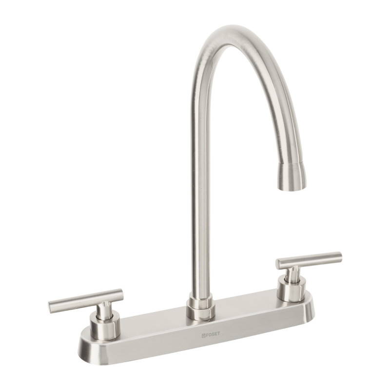 TBF-82N Mezcladora para fregadero, manerales palanca, satín, Tubig