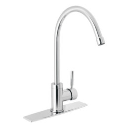 TBF-83 Monomando para fregadero, cuello alto, cromo, Foset