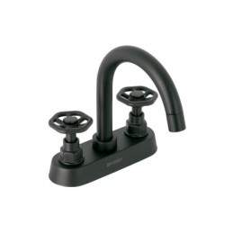 TBM-61M Mezcladora p/lavabo,bar,manerales redondos,negro mate,Tubig