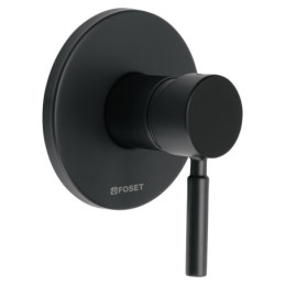 TBM-71M Monomando para regadera, negro mate, Foset