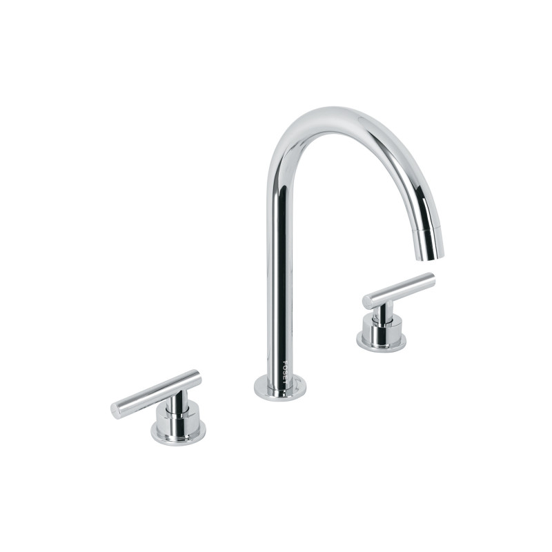 TBM-92 Mezcladora p/lavabo,taladros separados,palanca,cromo,Tubig