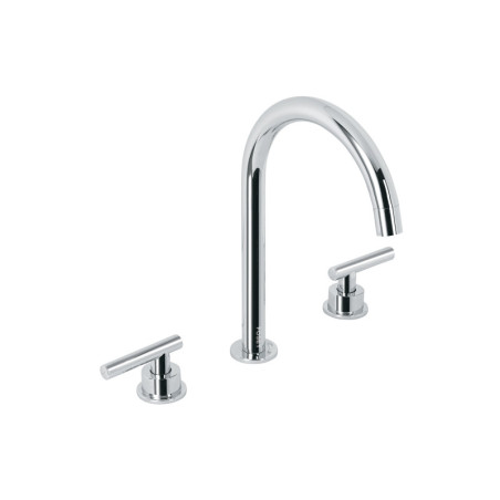 TBM-92 Mezcladora p/lavabo,taladros separados,palanca,cromo,Tubig