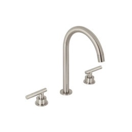 TBM-92N Mezcladora p/lavabo,taladros separados,palanca,satín,Tubig