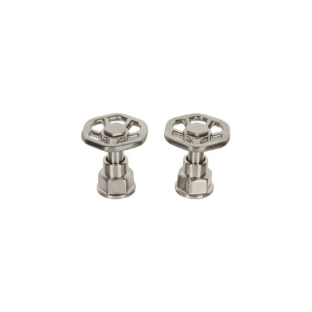 TBMM-61N Juego de 2 manerales para mezcladora, volante, satín, Tubig