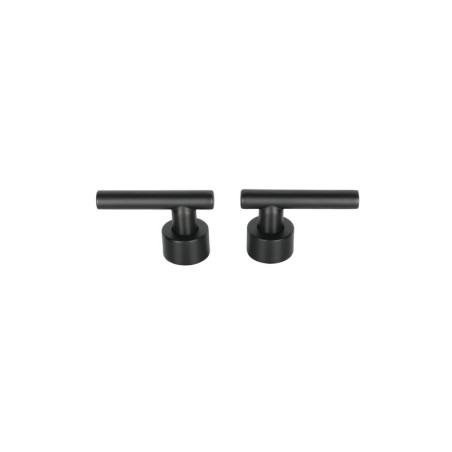 TBMM-62M Juego de 2 manerales para mezcladora, palanca, negro, Tubig