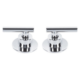 TBMR-62 Juego de 2 manerales para regadera, palanca, cromo, Tubig