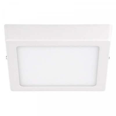 LLS12C SURTEK Luminario LED cuadrado de sobreponer 12W