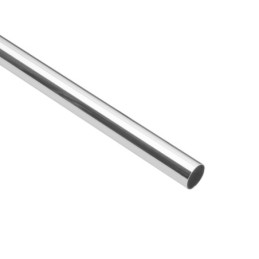TR-515 Tubo redondo de 1.5 m en acero cromado para closet, Hermex