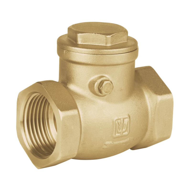 VAHO-1 Válvula check horizontal de latón, 1', Foset