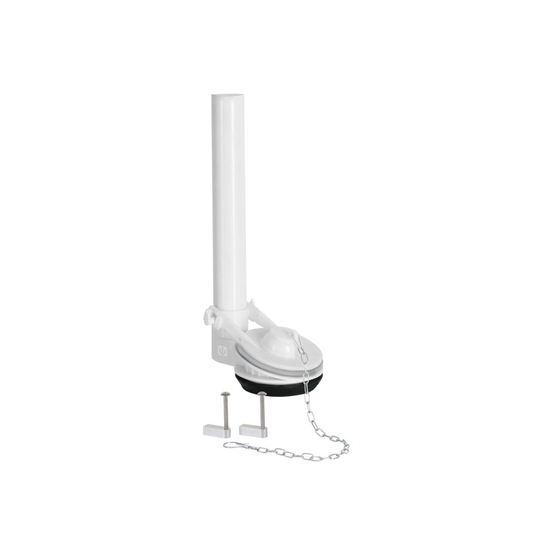 VW-009 Válvula de descarga 2' para WC de 1 pza, cadena inox, Foset