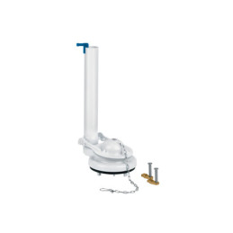 VW-011 Válvula de descarga 3' para WC de 1 pza, cadena inox, Foset