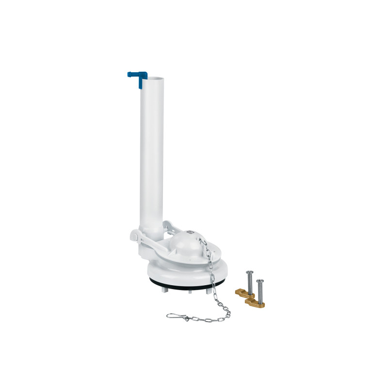 VW-011 Válvula de descarga 3' para WC de 1 pza, cadena inox, Foset