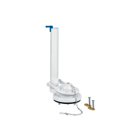VW-011 Válvula de descarga 3' para WC de 1 pza, cadena inox, Foset