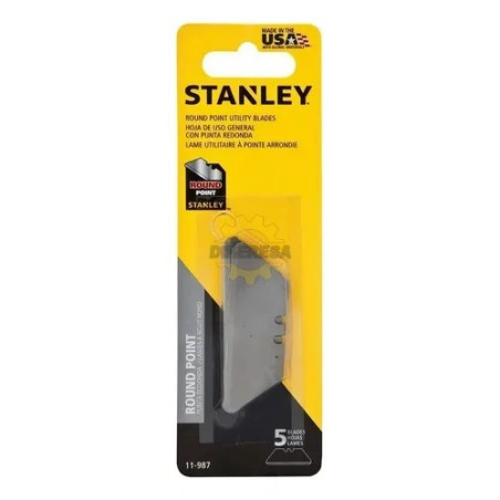 Stanley 11-987 CUCHILLAS DE PUNTA REDONDEADA 5 PZA