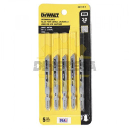 DW3778-5 32TPI T-SHK BI-METAL JS BLADE 5-PK