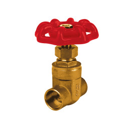Llave De Compuerta Soldable 3/4"