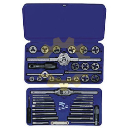 26317 TAP + DIE 41PC SET MTRC HEX