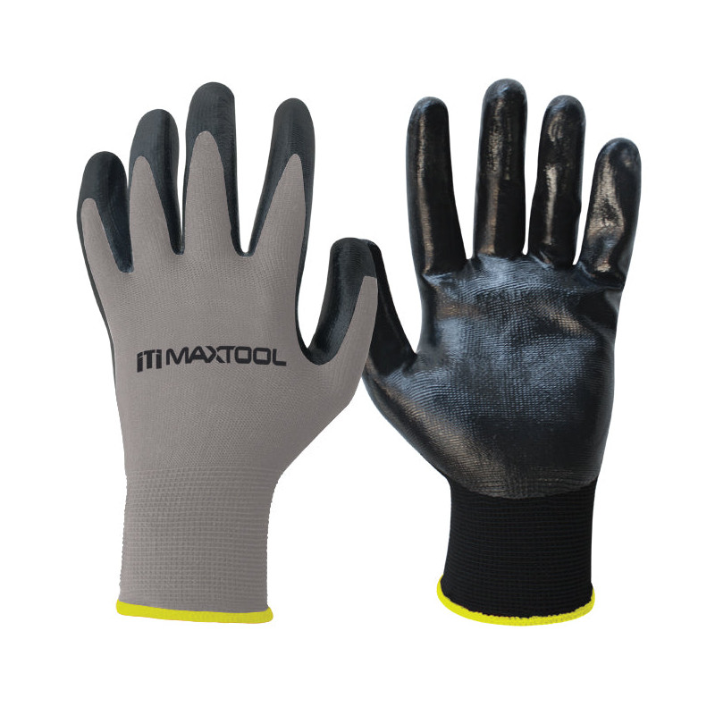 Guante De Nylon Elastico Recubierto Con Latex