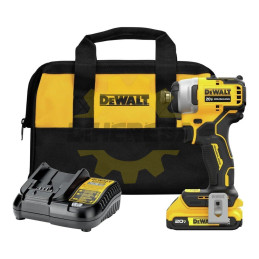 DCF809D1 DEWALT 20V MAX ATOMIC IMPACT DRIVE 2AH