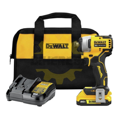 DCF809D1 DEWALT 20V MAX ATOMIC IMPACT DRIVE 2AH