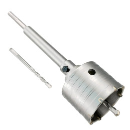 Sierra para agujero de hormigon 3', broca de núcleo de acero de tungsteno de 75 mm