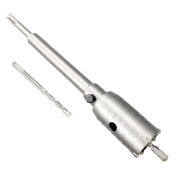 Sierra de agujero de hormigón de 1-1/2", broca de núcleo de acero de tungsteno de 38 mm, con vástago SDS