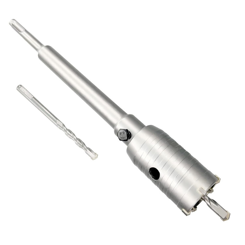 Sierra de agujero de hormigón de 1-1/2", broca de núcleo de acero de tungsteno de 38 mm, con vástago SDS