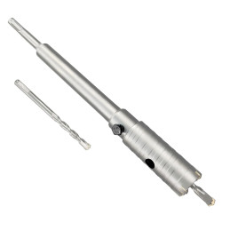 Sierra de agujero de hormigón de 1-1/4", broca de núcleo de acero de tungsteno de 32 mm, con vástago SDS