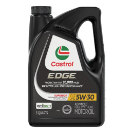 Castrol EDGE 5W-30 Aceite de Motor Sintético Avanzado Totalmente, 5 Cuartos RFID