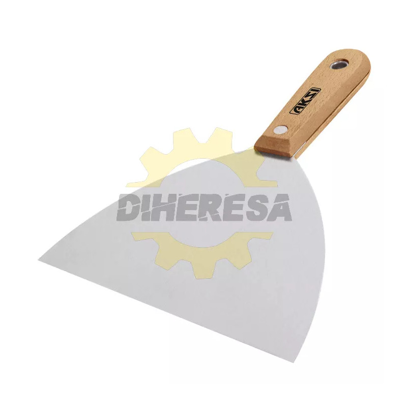 Espatula Rigida Con Mango De Madera De 2"