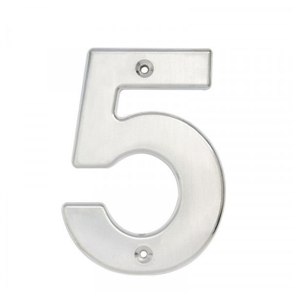 L605C LOCK Numero 5 bold 4" cromo satinado Lock | DIHERESA