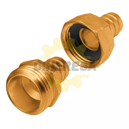 Conexion Hembra Y Macho De Laton De 5/8"