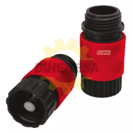 Juego De Conectores Rapidos De 4 Pzas.- Macho Y Hembra 3/4"