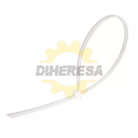 Cincho De Plastico De 200 X 3.6 Mm- Color Natural (50 Pzs Bolsa)
