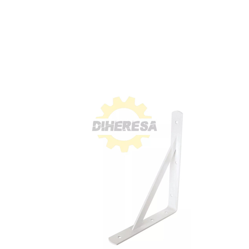 Mensula Reforzada Color Blanco 8""X12""