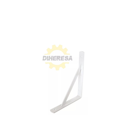 Mensula Reforzada Color Blanco 8""X12""
