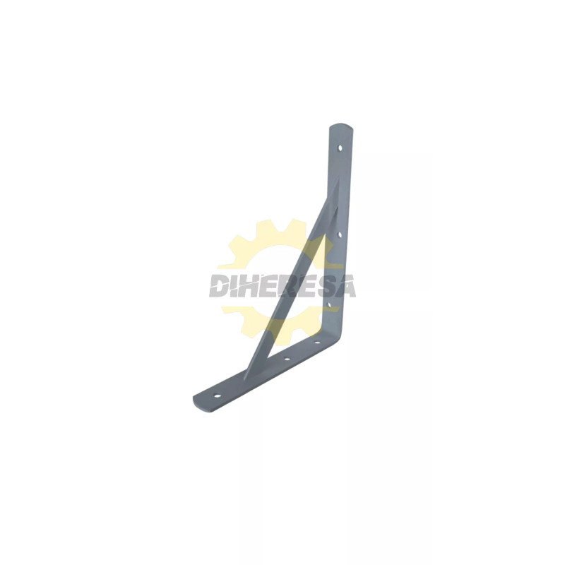 Mensula Reforzada Color Gris 10""X16""