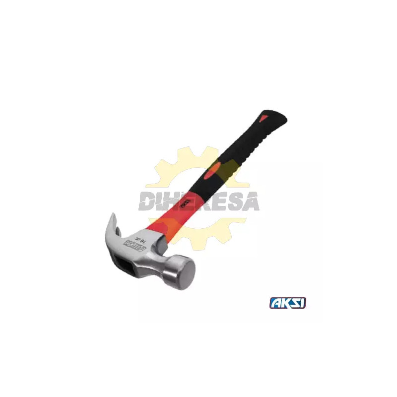 Martillo Fibra De Vidrio Uña Curva 16 Oz