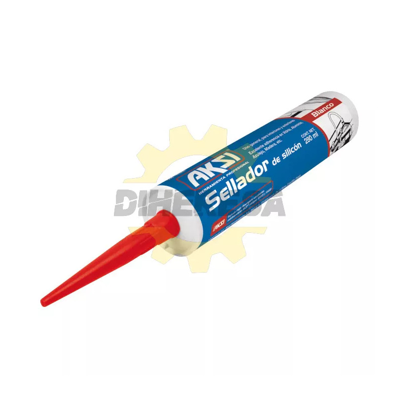 Sellador De Silicon 280ml, Blanco