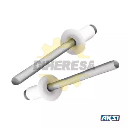 Remache Blanco 56b 5/32"X3/8" (Bolsa Con 100 Pzs)