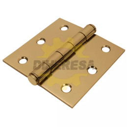 Bisagra Cuadrada Latonada 2" X 2" Cabeza Plana