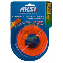 Hilo Redondo Para Desbrozadora De 0.095" - 2.4 Mm